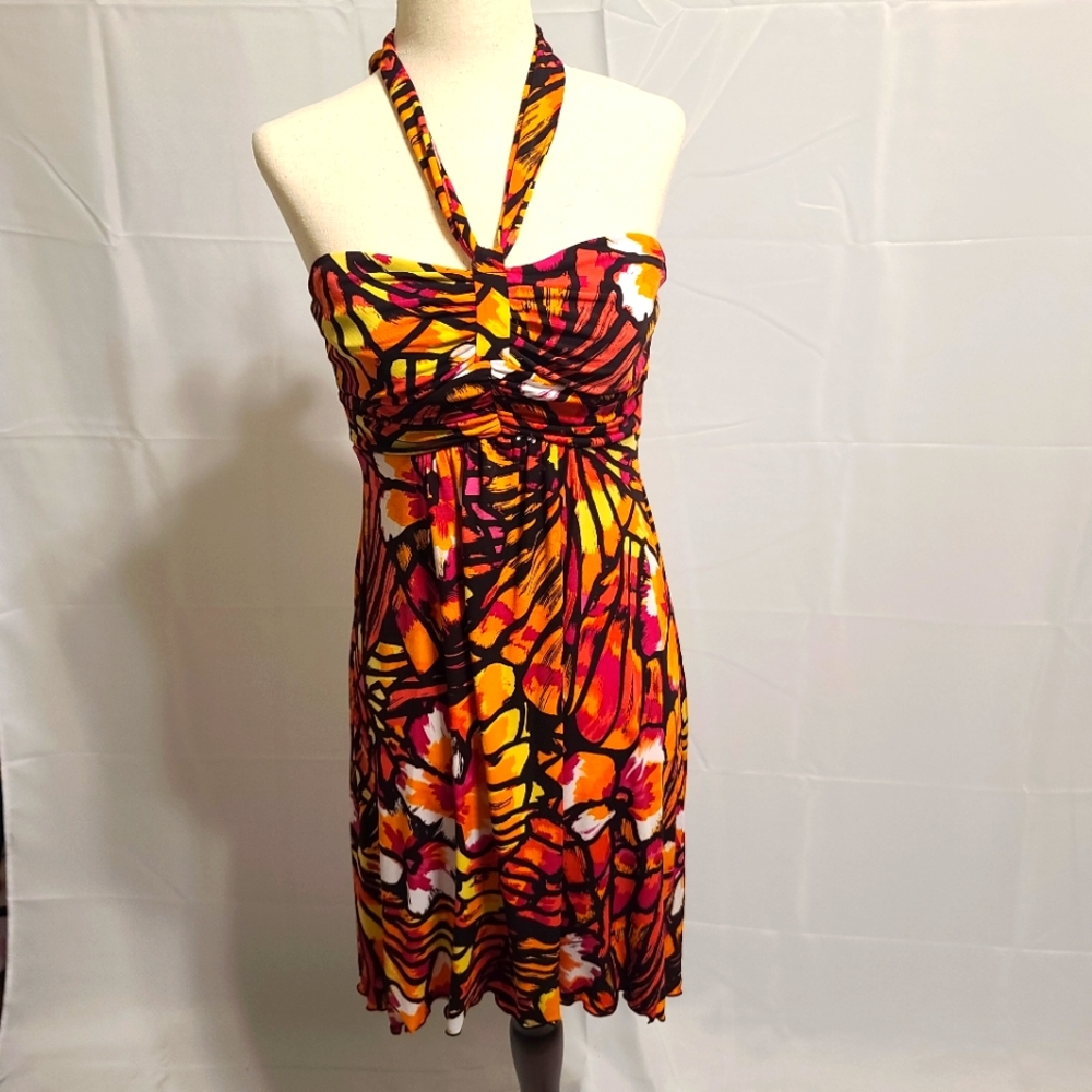City studio summer floral mini dress size small